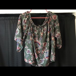 Off the shoulder blouse